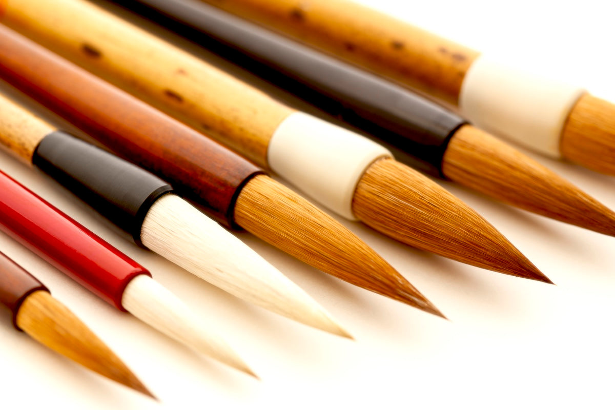 calligraphy brushes