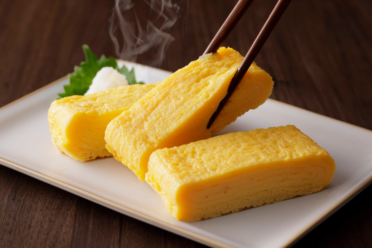 piping hot tamagoyaki