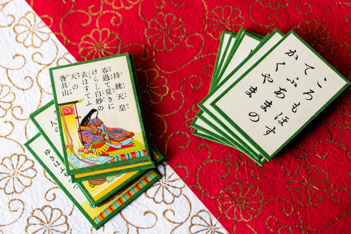 karuta cards, hyakunin isshu