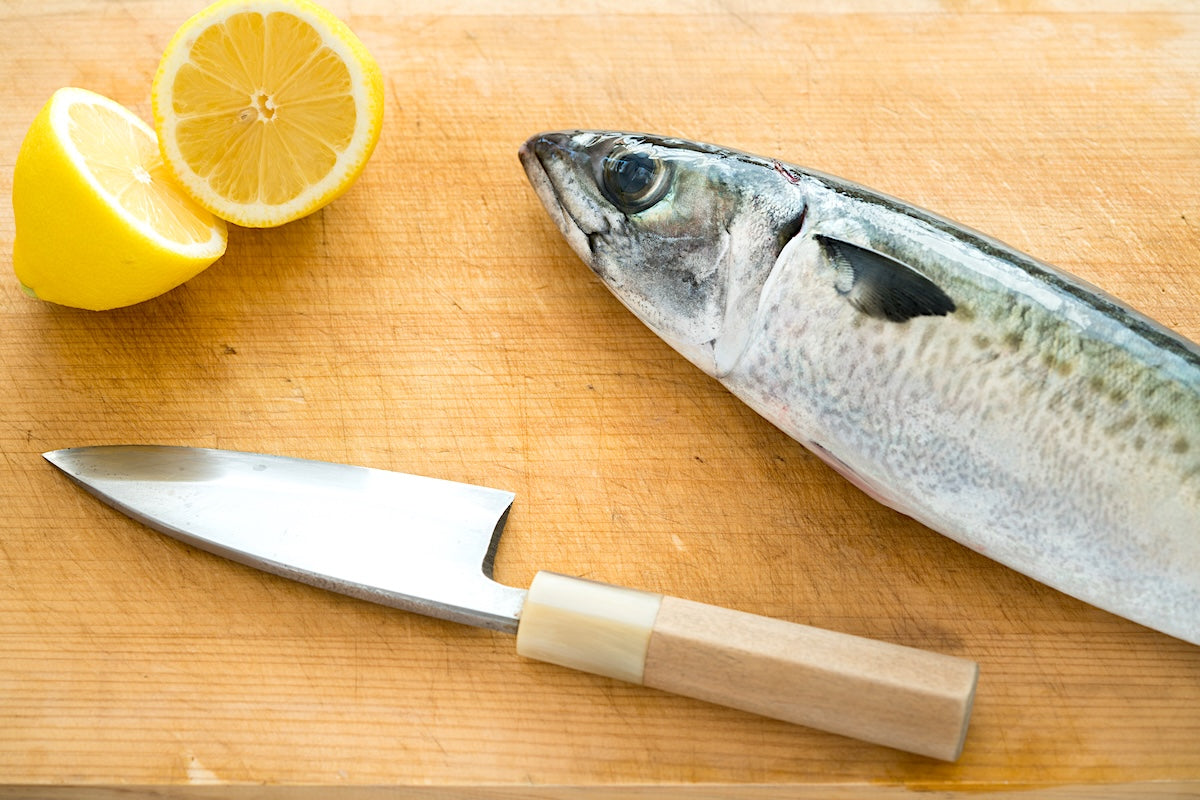 deba with fish and lemons