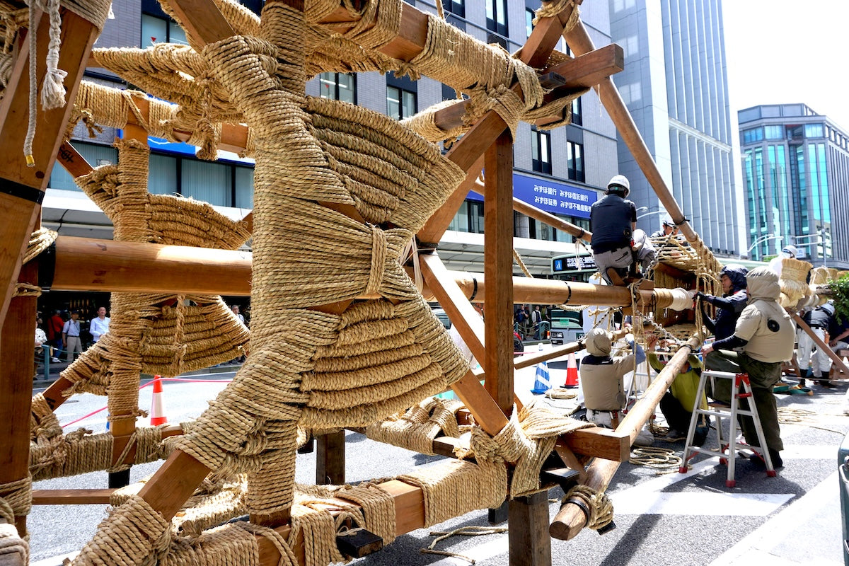 building gion matsuri float