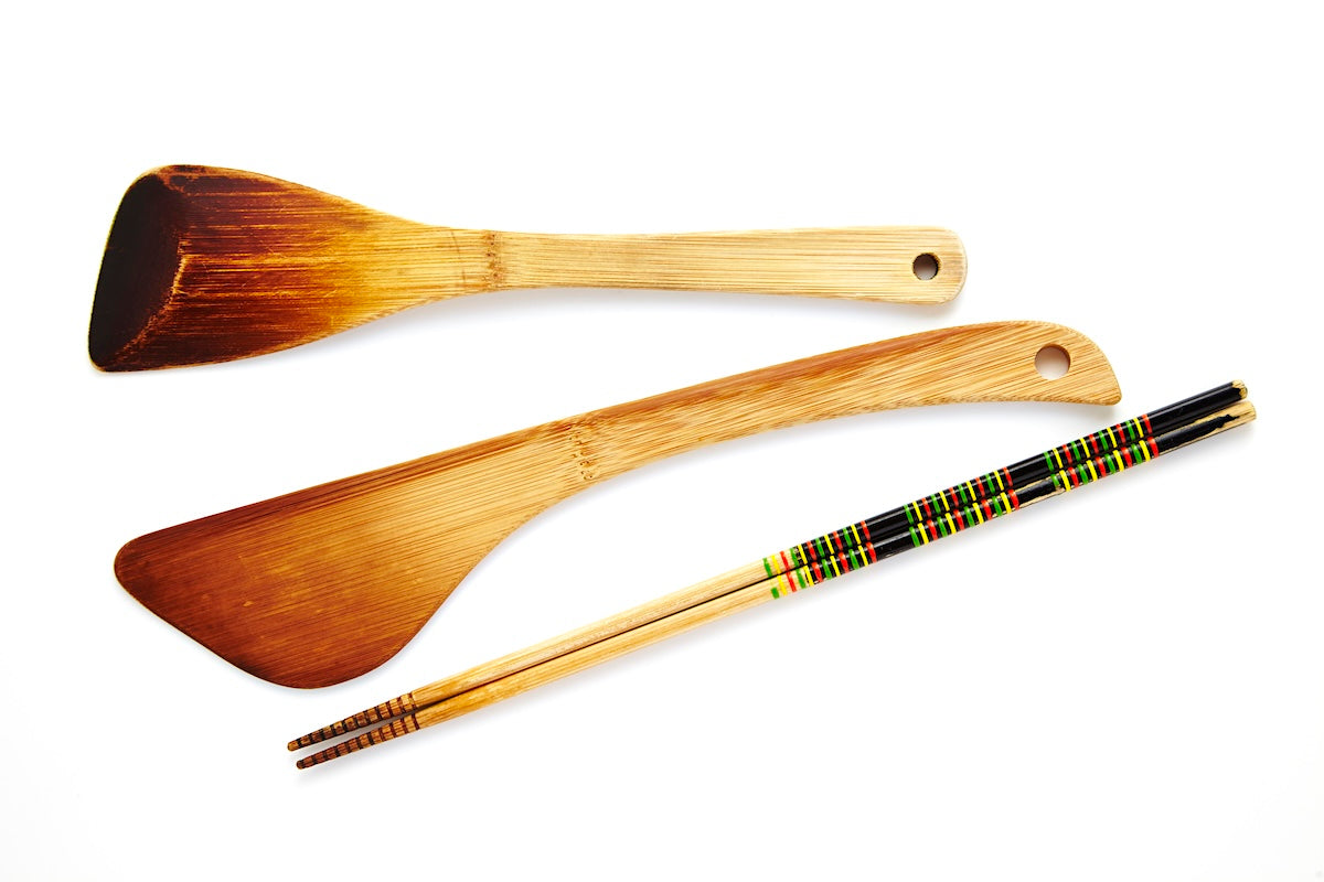 cooking chopsticks and spatulas